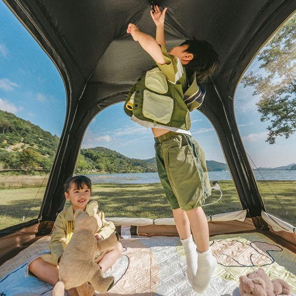 Намет тримісний автоматичний із тентом Naturehike Ango CNK2550WS010, L, сірий 3721 фото