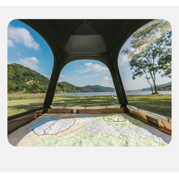 Намет тримісний автоматичний із тентом Naturehike Ango CNK2550WS010, L, сірий 3721 фото