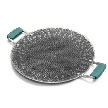 Сковорода з нержавіючої сталі з силіконовими ручками Naturehike CNK2550CF011, 34 х 34 см 3974 фото