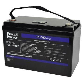 Літієва акумуляторна батарея Full Energy FEG-12100-2 LiFePO4 12В 100А&bull;г 19016 фото