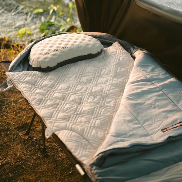 Ковдра з підігрівом Naturehike CNK2450PJ015, 70х150 см, бежева 3964 фото