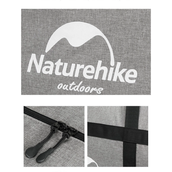 Сумка-баул для зберігання портативна Naturehike NH17S021-M, 45 л, темно-сірий 2114 фото