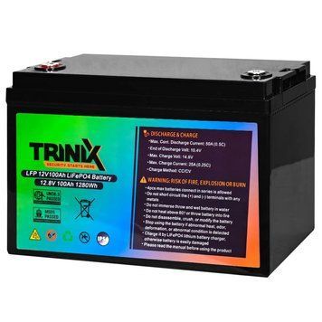 Акумуляторна батарея TRINIX LiFePo4 100 Ah 12V 13431 фото