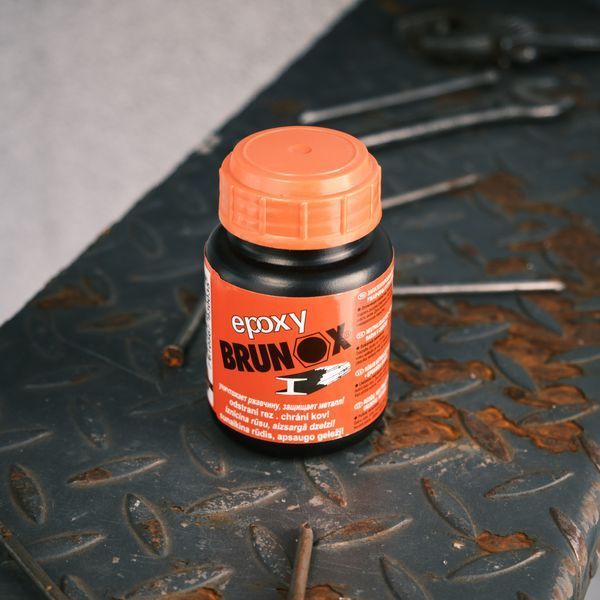 Перетворювач іржі та ґрунтовка з епоксидною смолою Brunox Epoxy 100ml 1599 фото