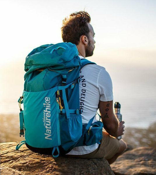 Рюкзак туристичний Naturehike NH18Y045-Q, 45 л, блакитний 2065 фото