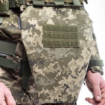 Комплект балістичного захисту паху &ndash; 2 клас захисту. Протиуламковий фартух НВМПЕ UHMWPE піксель 1.0 4697 фото