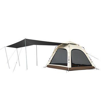 Намет тримісний автоматичний із тентом Naturehike Ango CNK2550WS010, S, коричневий 3719 фото